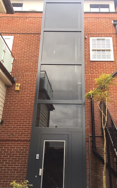 Outdoor Glass Home Lift in Billericay