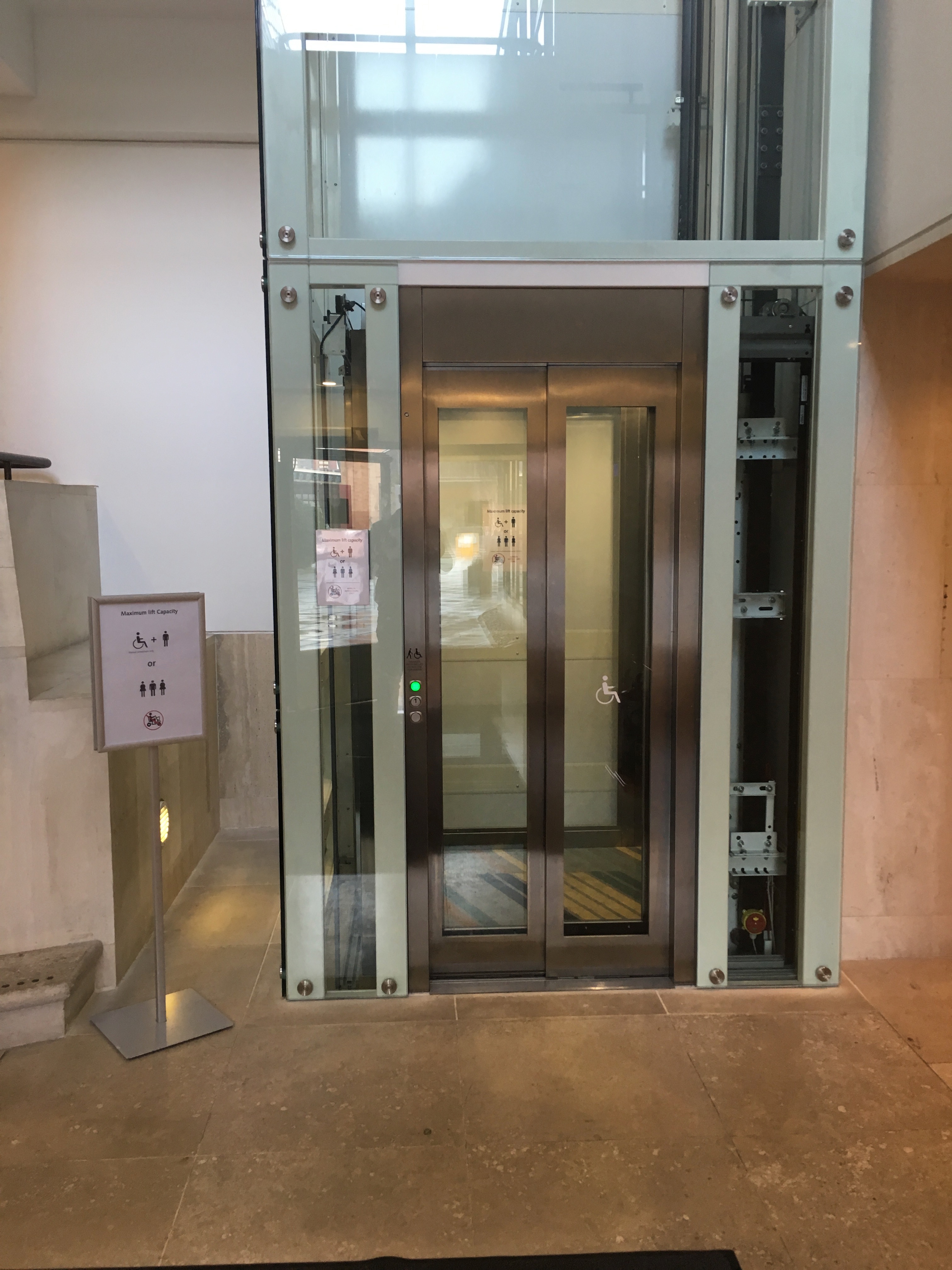 Disabled Access Lift in British Library