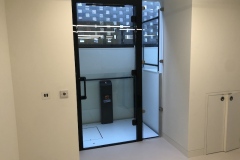 Glass Platform Lift with Automatic Doors in London