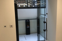 Platform Lift in London with Glass Doors