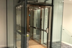 Platform Lift with Glass Frame in London