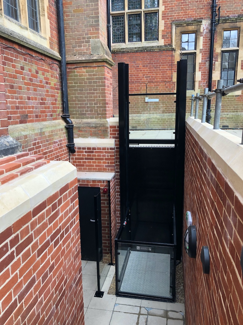 External Wheelchair Lift at Ridley Hall