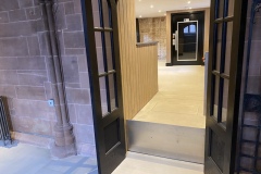 Hidden Wheelchair Lift at St Mary's Guildhall