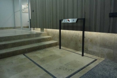 Wheelchair Lift in Hotel Lobby