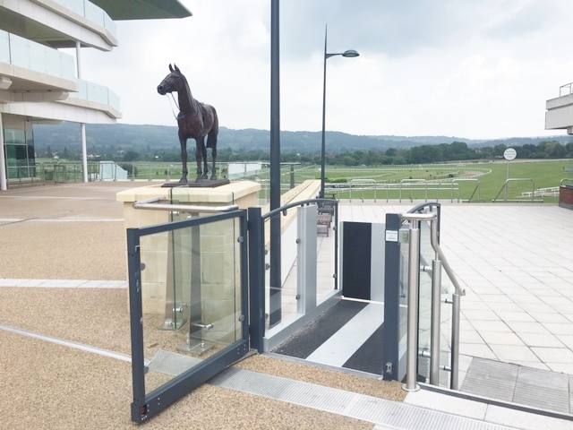 Wheelchair Platform Lift at Cheltenham Racecourse