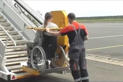 Disabled Access Lift for Planes