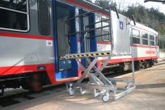 Disabled Platform Lift for Trains