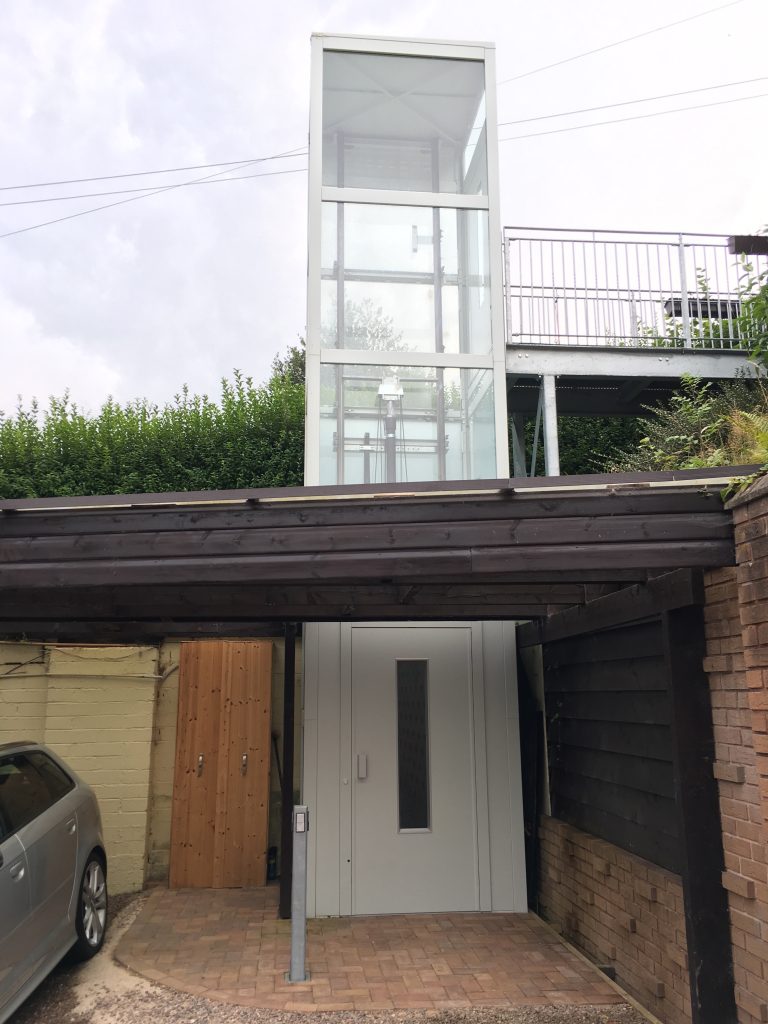 Outdoor Glass Home Lift