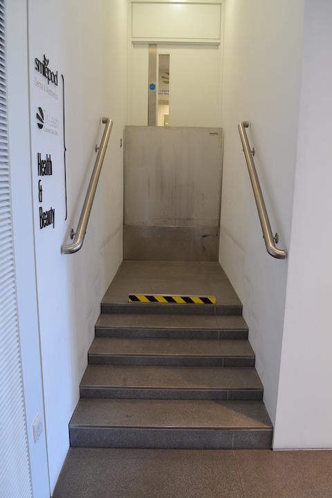 Hidden Step Lift at 24 Chiswell Street