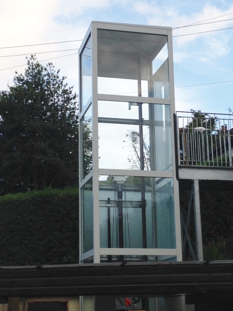 Outdoor Home Lift in Powys, Wales