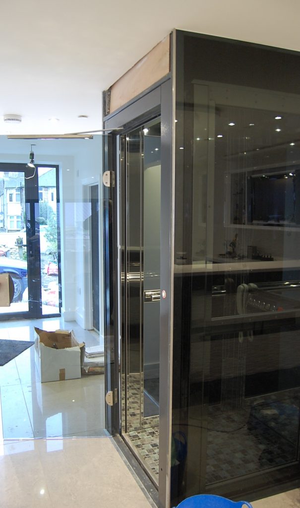 Glass Home Lift with Panoramic Door - Westbourne
