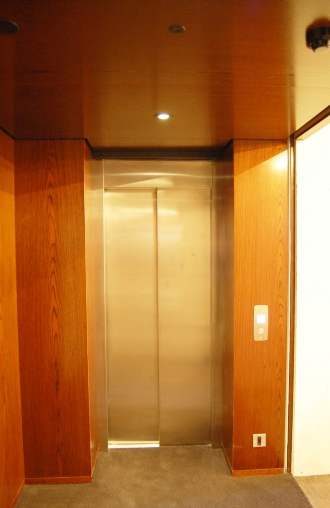 Disabled access lift at the National Theatre