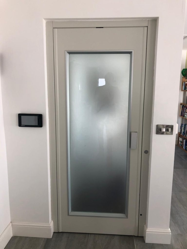 Home Lift in Poole with Glass Doors
