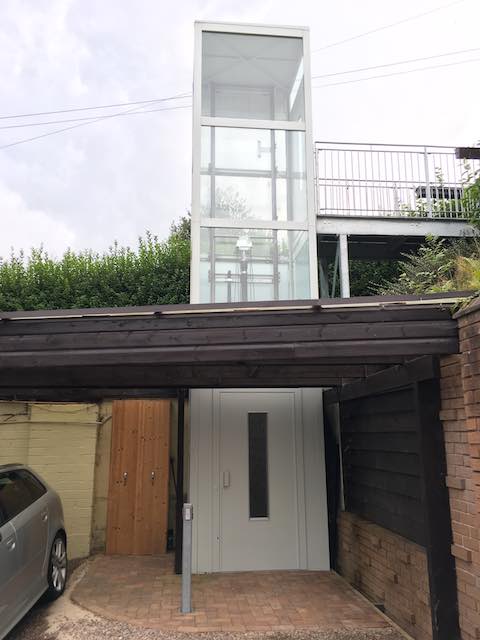 External Home Lift in Powys